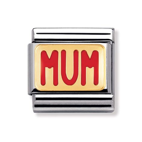 Mum Nomination Charm red and gold