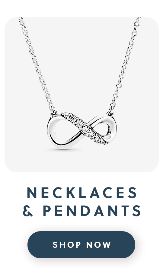 A Pandora silver infinity necklace