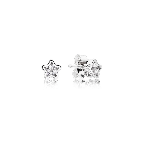 PANDORA Silver Starshine Stud Earrings