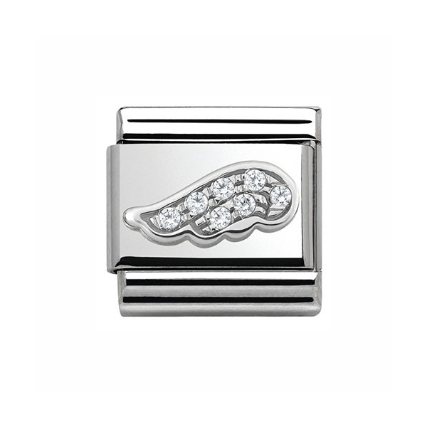 Nomination Composable Classic CZ Angel Wing Charm