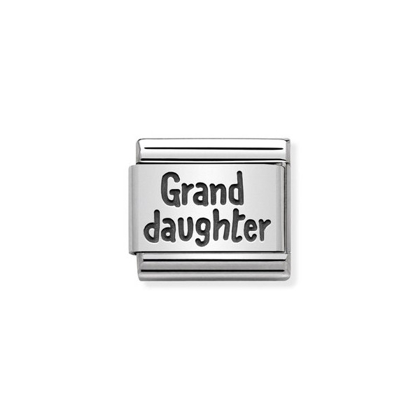 Nomination Grand Daughter Silver & Steel Composable Classic Charm