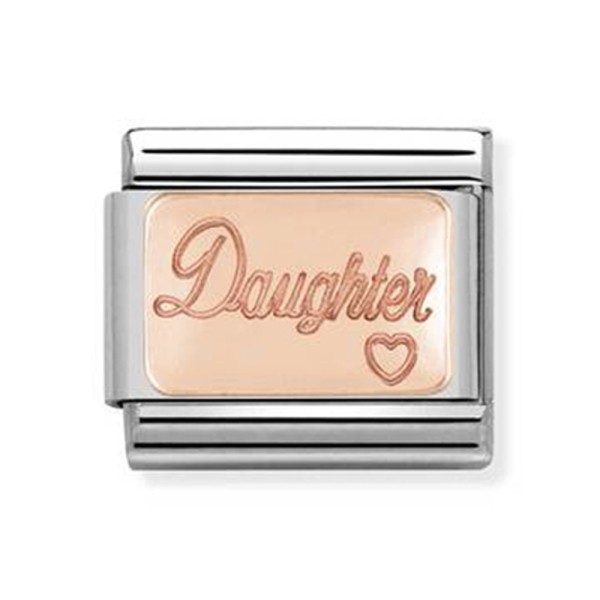 Nomination Composable Classic Link Daughter Rose Charm