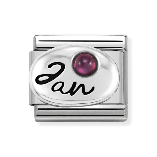 Nomination Composable Classic January Steel &amp; Silver Charm