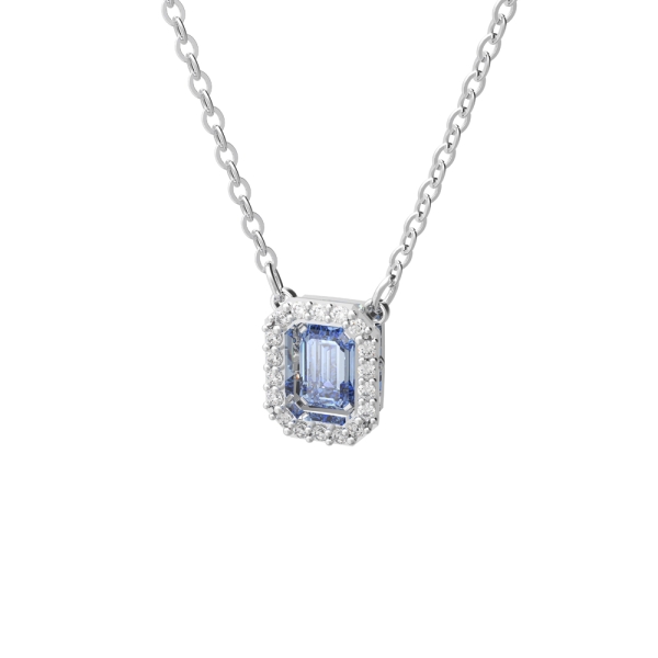 Swarovski Millenia Blue & Rhodium-Plated Pendant Necklace