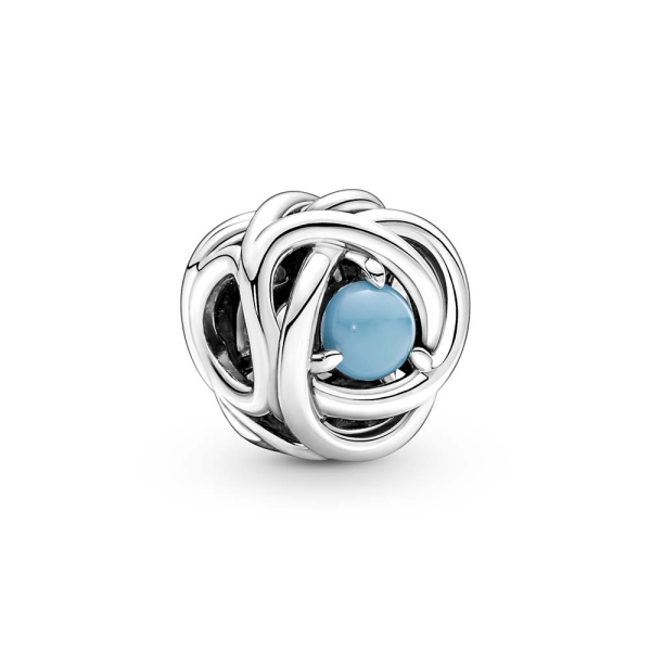 Pandora Moments December Birthstone Eternity Circle Charm