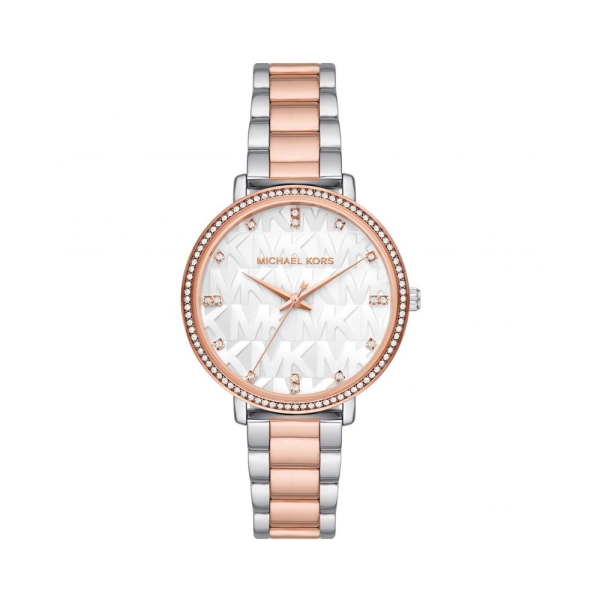 Michael Kors Pyper Two-Tone &amp; Mother of Pearl 38MM Women&#039;s Watch