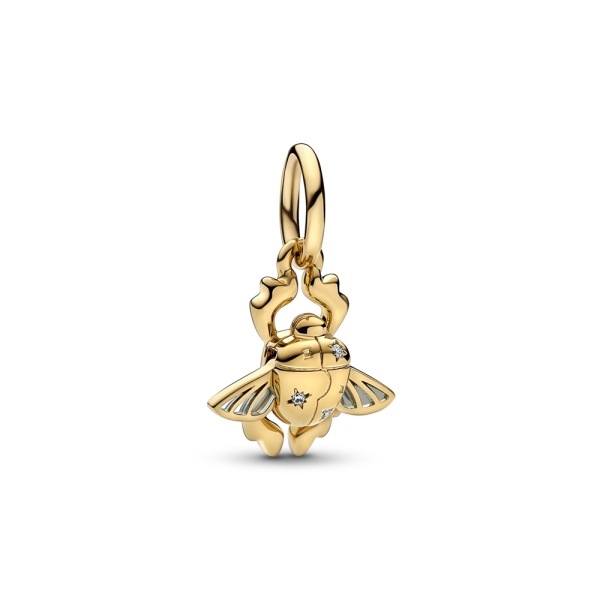 Pandora Disney Moments Aladdin Scarab Beetle Dangle Charm