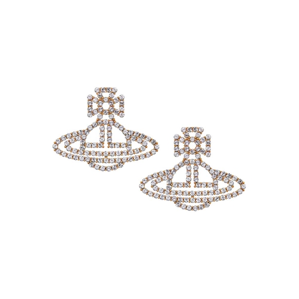 Vivienne Westwood Annalisa Rose Gold-Tone Stud Earrings