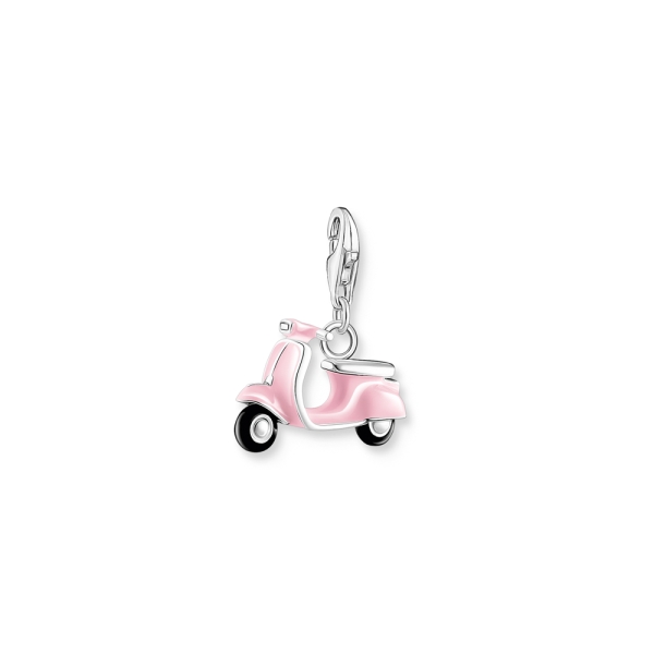 Thomas Sabo Vespa Pink &amp; Silver Pendant Charm