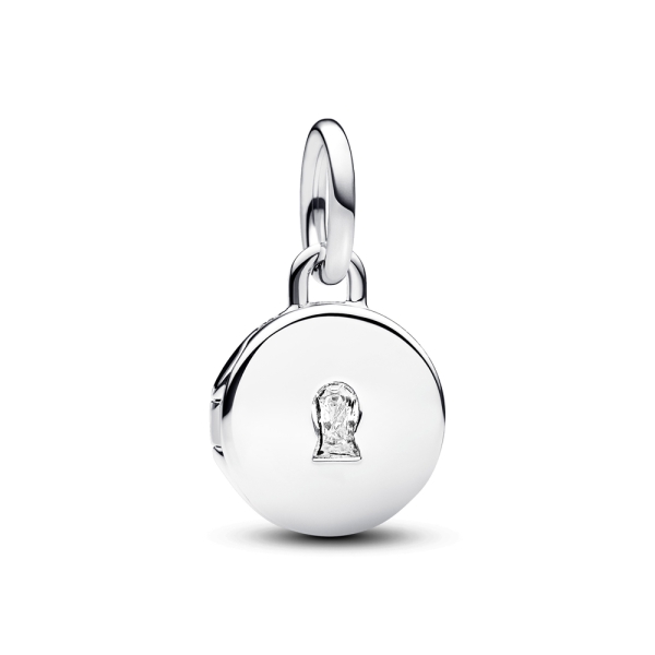 Pandora Moments Silver Openable Love Locket Dangle Charm