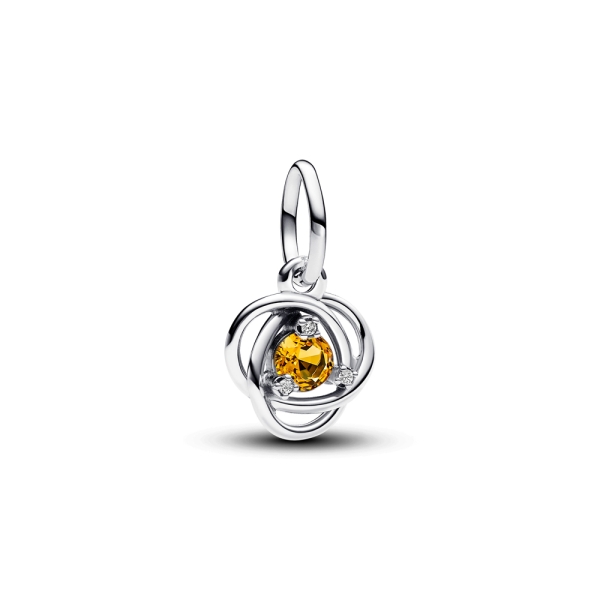 Pandora Moments November Birthstone Eternity Circle Dangle Charm