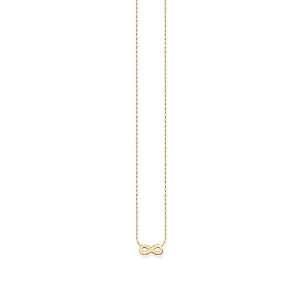 Thomas Sabo Infinity Pendant Gold-Plated Chain Necklace