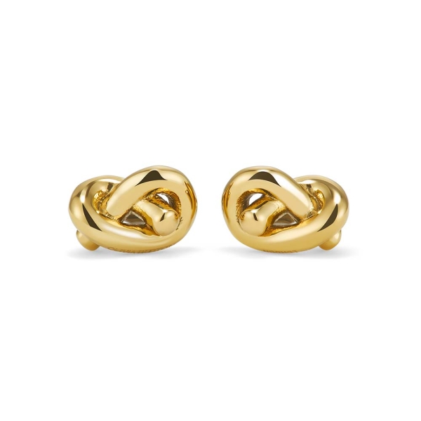 Olivia Burton Love Knot Gold-Tone Stud Earrings
