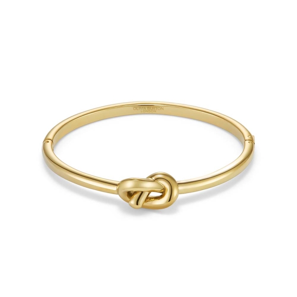 Olivia Burton Love Knot Gold-Tone Bangle