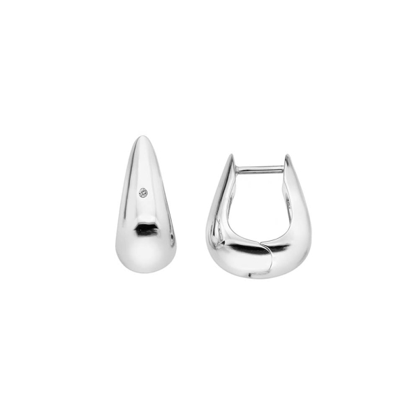 Hot Diamonds Soul Sterling Silver Huggie Hoop Earrings