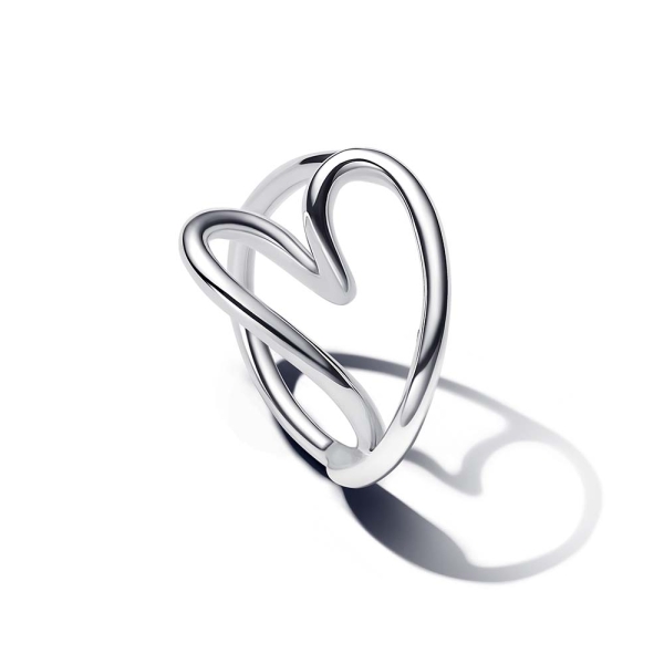 Pandora Essence Sterling Silver Organically Shaped Heart Ring