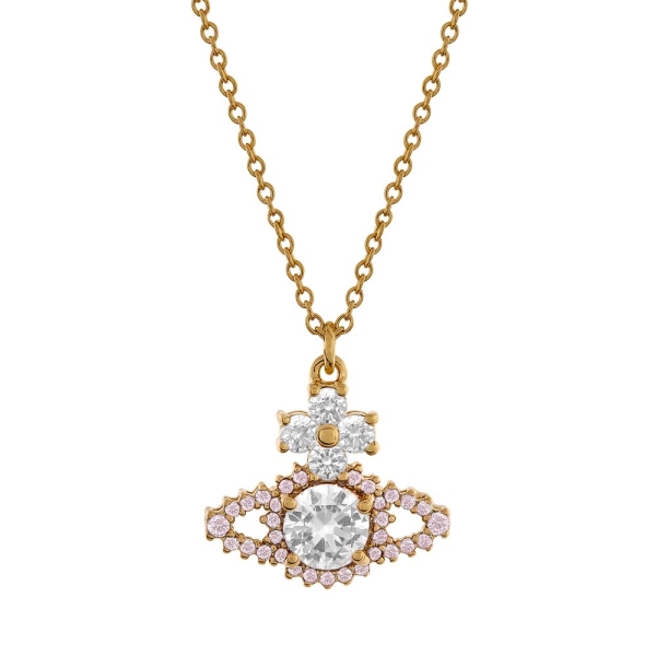 Vivienne Westwood Valentina Orb Rose Gold-Tone Pendant Necklace