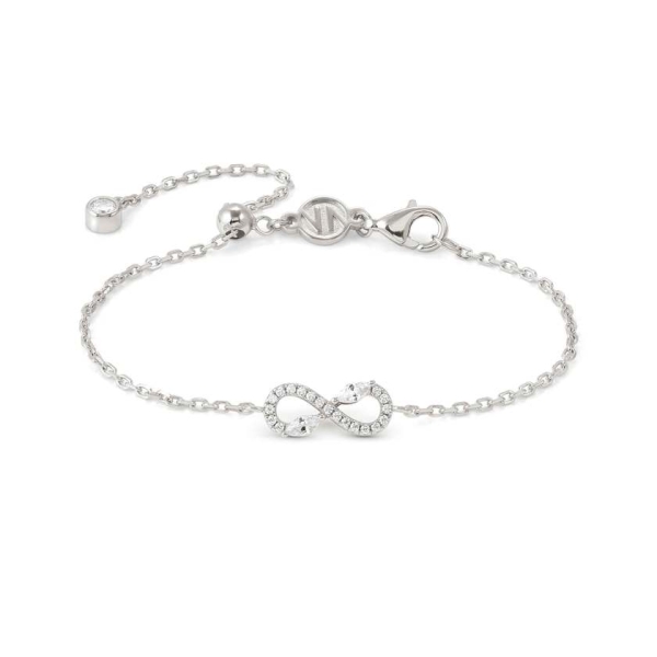Nomination Shine Me Up Sterling Silver Infinity Chain Bracelet