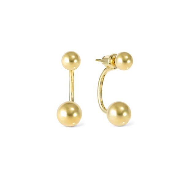 Nomination Fashion Era Two Spheres Gold-Plated Silver Earrings