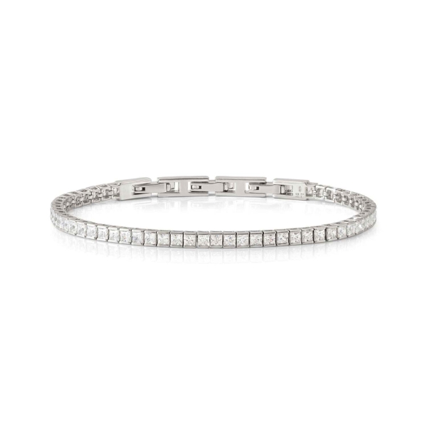 Nomination DayToNight White Stone Silver Tennis Bracelet