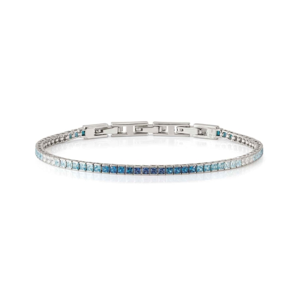 Nomination DayToNight Blue Stone Silver Tennis Bracelet