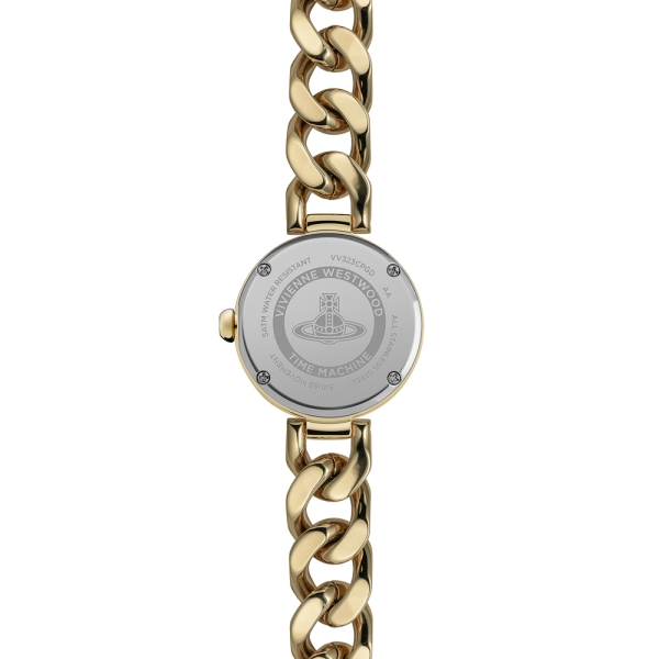 Vivienne Westwood Orb Button Gold-Plated Steel 25MM Watch