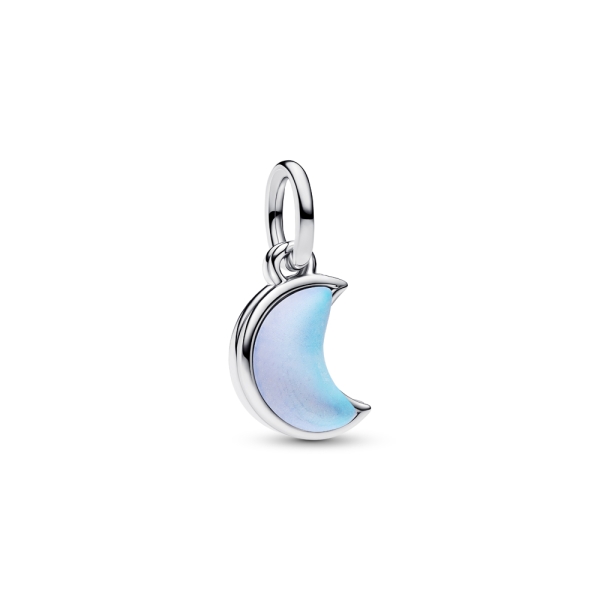 Pandora Moments Crescent Moon Double Dangle Charm