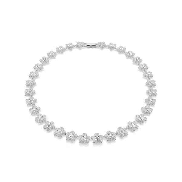 Swarovski Ariana Grande Flower Rhodium-Plated Necklace
