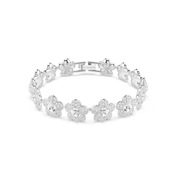 Swarovski Ariana Grande Flower Rhodium-Plated Bracelet