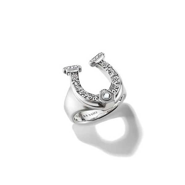 Thomas Sabo Elyndra Sterling Silver Horseshoe Ring