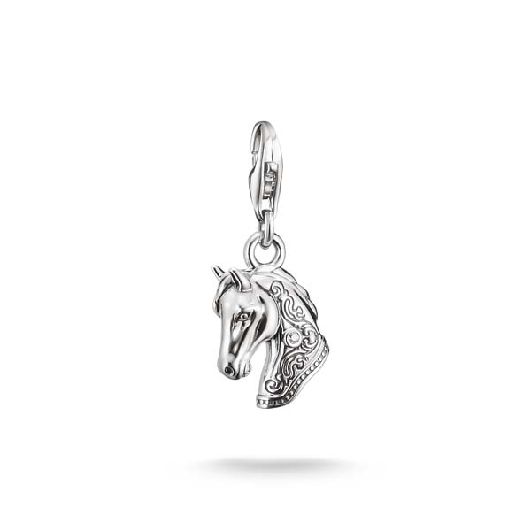 Thomas Sabo Horse Head Sterling Silver Pendant Charm