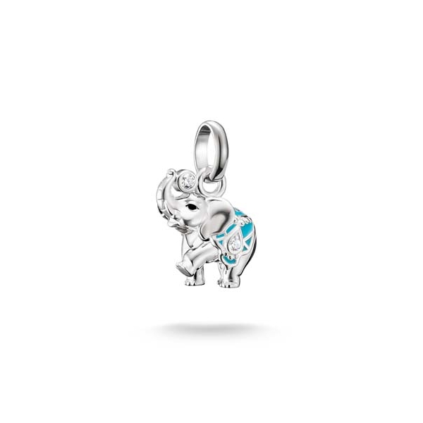 Thomas Sabo Connect Silver Elephant Pendant Charm