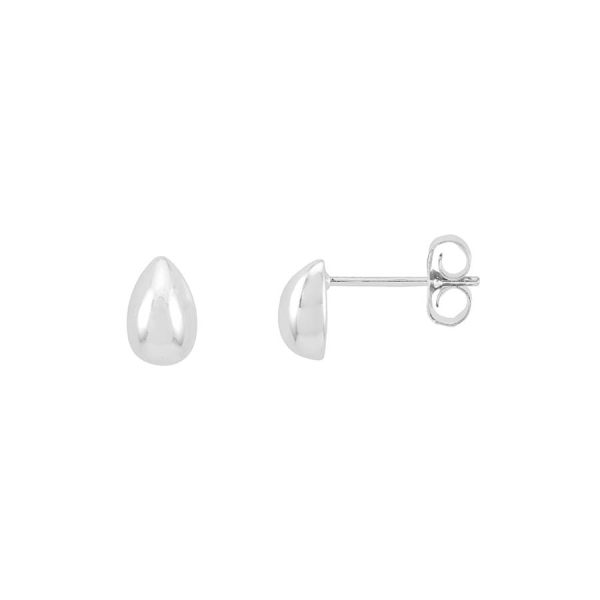 Estella Bartlett Mini Droplet Silver-Plated Stud Earrings