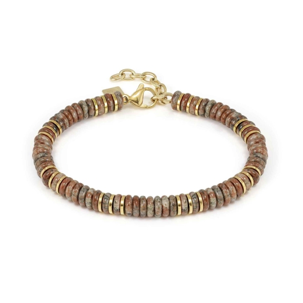 Nomination Instinctstyle Jasper Gold Infinity Bead Bracelet