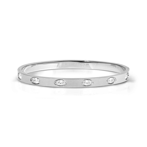 Nomination Pretty Bangles Oval Cubic Zirconia Small Bangle