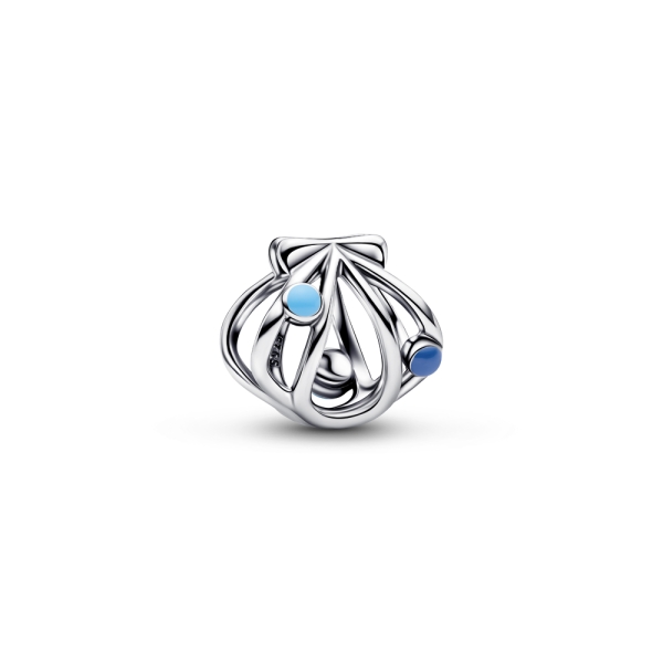 Pandora Moments Silver Openwork Shell Charm