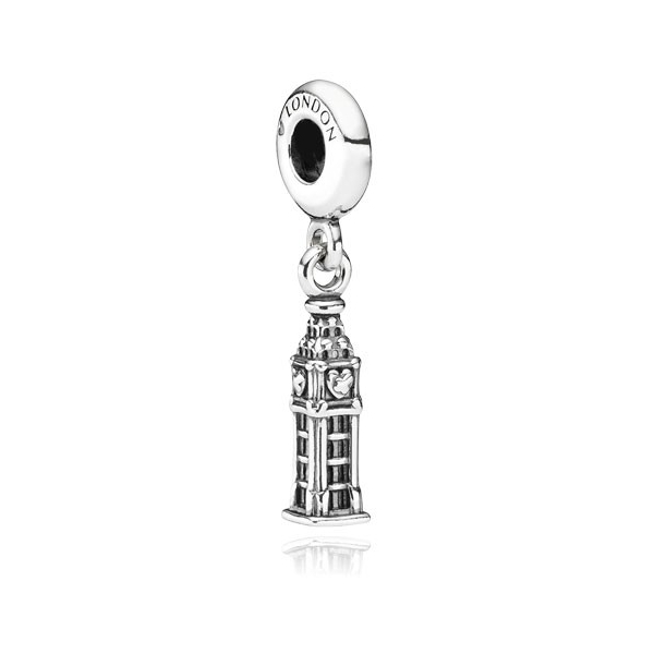PANDORA Silver Big Ben National Icon Charm