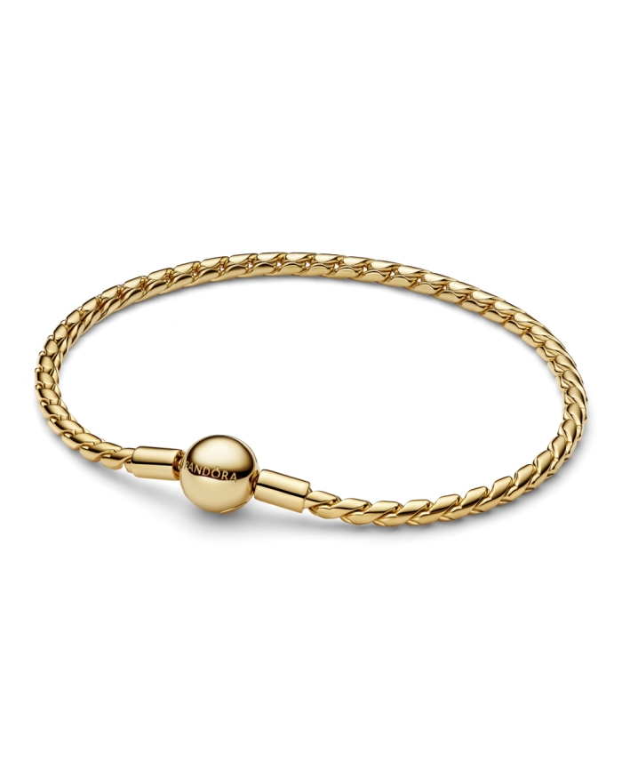 Pandora Moments Round Clasp Twist Chain Bracelet