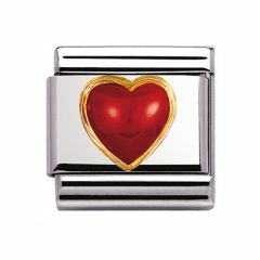 Nomination Composable Classic Red Coral Heart Charm