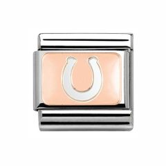 Nomination 9ct Rose Gold Composable Classic Lucky Horse Shoe Charm