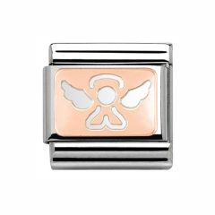 Nomination Angel 9ct Rose-Gold & Steel Composable Classic Charm