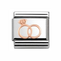 Nomination Engagement Rose-Gold & Steel Composable Classic Charm