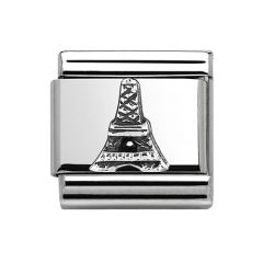Nomination Composable Classic Oxidised Eiffel Tower Charm