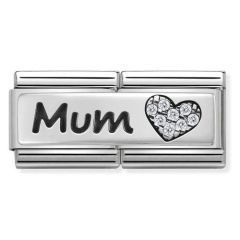 Nomination Double Link Mum Heart Composable Classic Charm