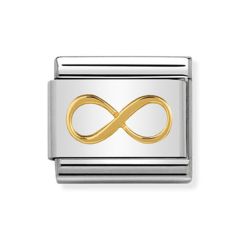 Nomination Composable Classic Infinity Gold & Steel Charm