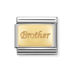 Nomination Composable Classic Brother Gold & Steel Charm