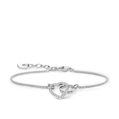 Thomas Sabo Silver Together Forever Small Heart Bracelet