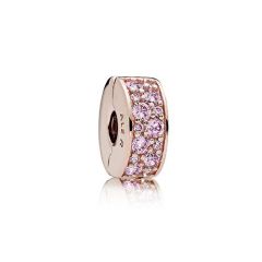Pandora ROSE Pink Shinning Elegance Clip