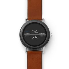 Skagen Falster 42mm Touchscreen and Brown Leather Smartwatch