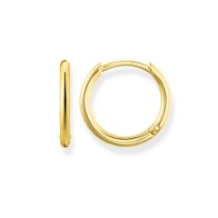 Thomas Sabo Classic Small Gold-Plated Hinged Hoop Earrings